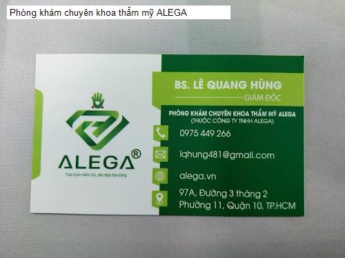 Phòng khám chuyên khoa thẩm mỹ ALEGA